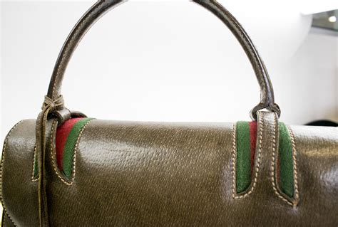 gucci bag brown suède|Gucci brown leather bag vintage.